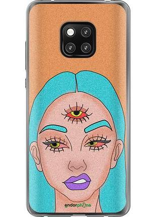 Чехол на huawei mate 20 pro девушка рисунок "4576u-1567-10746"