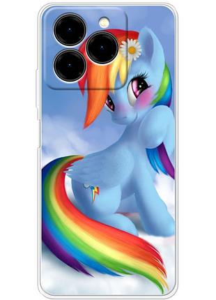 Чохол силіконовий з картинкою на ulefone note 20 pro (літл поні, my little pony)