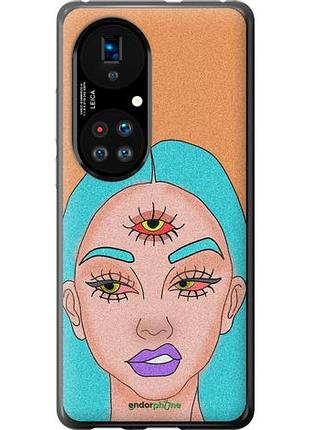 Чехол на huawei p50 девушка рисунок "4576u-2292-10746"