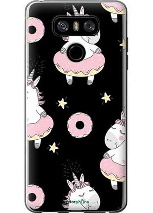 Чехол на lg g6 единорожки "4659u-836-10746"