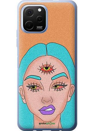 Чехол на huawei nova y61 девушка рисунок "4576u-2983-10746"