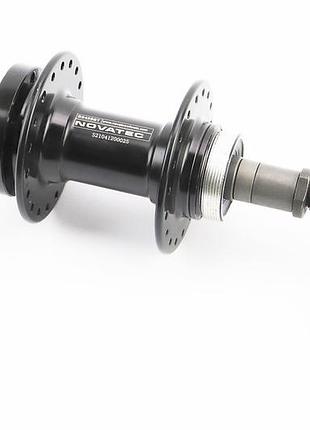 Втулка задняя mtb алюминиевая 14gx36h под вольнобег, disk-brake, 2 пром-подшипники 6000 2rs, крепл. эксцентрик, чёрная d242sbt