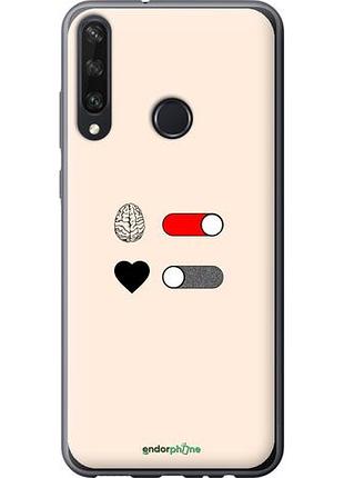 Чехол на huawei y6p любовь и ум "4553u-1952-10746"