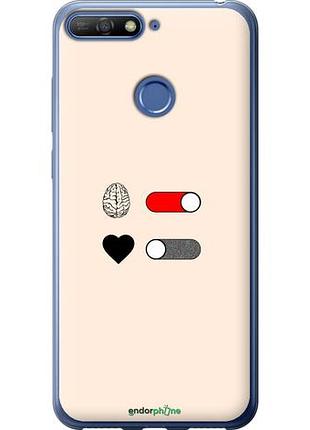Чехол на huawei honor 7a pro любовь и ум "4553u-1440-10746"