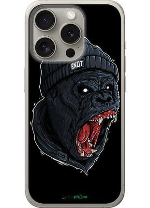 Чохол на iphone 15 pro мавпа в люті "4137u-3096-10746"
