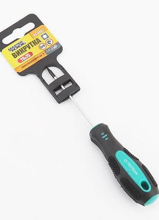 Викрутка магнітна torx t6х75мм ручка з покриттям tpr 49-0067
