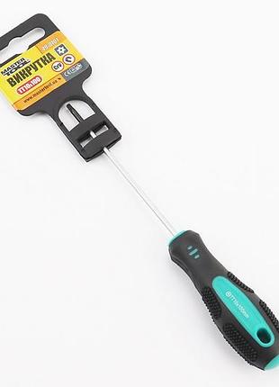 Викрутка магнітна torx tt10х100мм ручка з покриттям tpr 49-0101