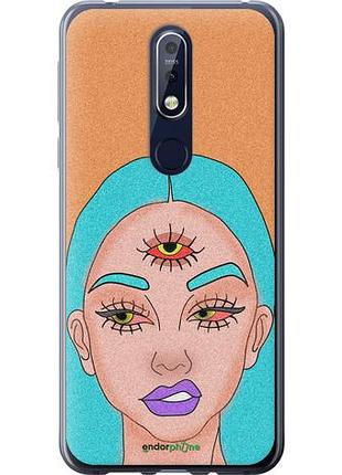 Чохол на nokia 7.1 дівчина малюнок "4576u-1593-10746"