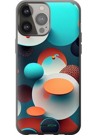 Чехол на iphone 13 pro max горошек абстракция "5608u-2371-10746"