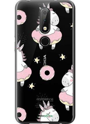 Чехол на nokia 6.1 plus единорожки "4659u-1539-10746"