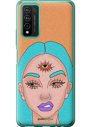 Чехол на huawei honor 10x lite девушка рисунок "4576u-2198-10746"