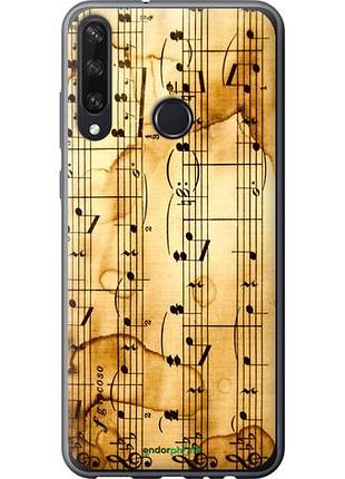 Чехол на huawei y6p ноты "905u-1952-10746"