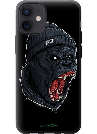 Чехол на iphone 12 mini обезьяна в ярости "4137u-2071-10746"