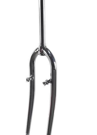 Вилка жесткая 28" avanti, резьбовая 1" 240мм черный (cs-9846)