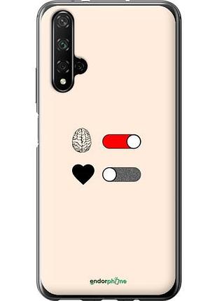 Чехол на huawei honor 20 любовь и ум "4553u-1697-10746"