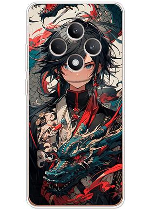 Чехол силиконовый с картинкой на oppo reno 12f (аниме, anime)