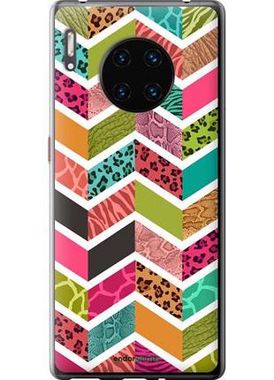 Чехол на huawei mate 30 pro шеврон v3 "1058u-1796-10746"