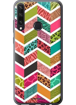 Чехол на huawei y6p шеврон v3 "1058u-1952-10746"