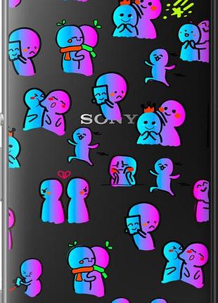 Чехол на sony xperia m5 e5633 эмоции "4736u-217-10746"