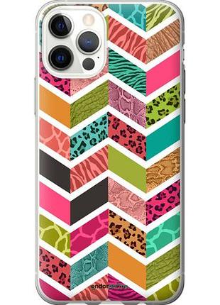 Чехол на iphone 12 pro шеврон v3 "1058u-2052-10746"