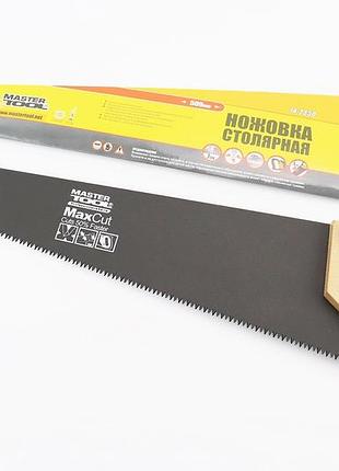 Ножівка по дереву 500мм, 7tpi max cut, загартований зуб, 3d заточування, тефлонове покриття 14-2350