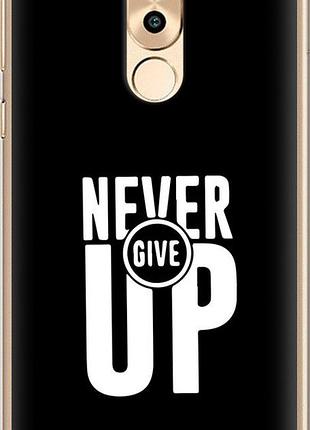 Чехол на huawei honor 6x никогда не сдавайся "4572u-460-10746"