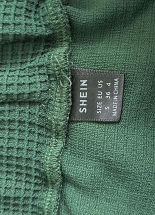 Костюм изумрудного цвета от shein 6