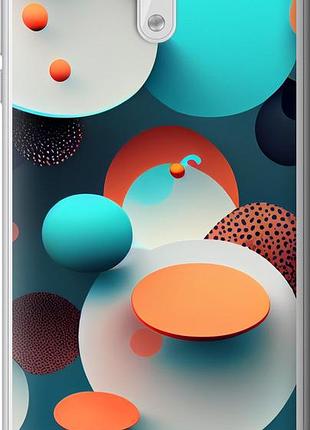 Чохол на nokia 3 горошок абстракція "5608u-818-10746"