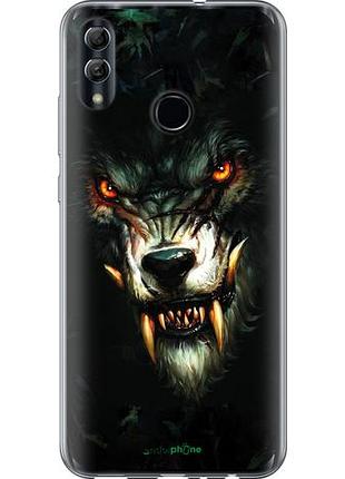 Чехол на huawei honor 10 lite дьявольский волк "833u-1618-10746"