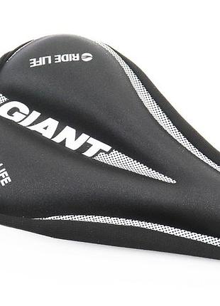 Чехол на сиденье, с мягкой поролоновой вставкой, чёрно-белый giant