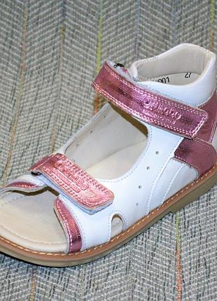 Ортопедические босоножки для девочек, orthobe (код 0593 размеры: 30