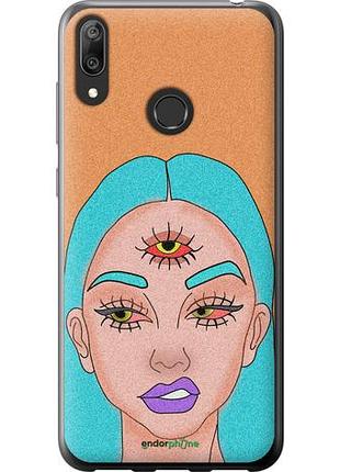 Чехол на huawei y7 2019 девушка рисунок "4576u-1638-10746"