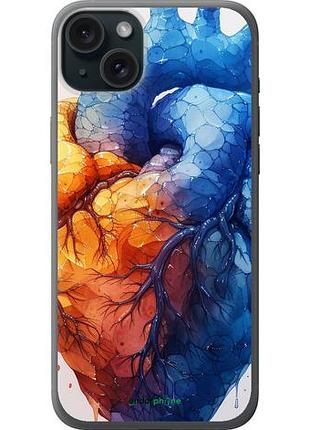 Чехол на iphone 15 plus арт-сердце "6034u-3097-10746"