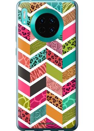 Чехол на huawei mate 30 шеврон v3 "1058u-1773-10746"