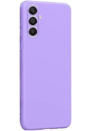 Чехол fiji full soft premium для samsung galaxy s25 plus (s936) противоударный бампер с микрофиброй purple