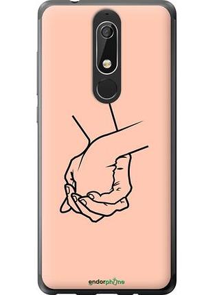 Чехол на nokia 5.1 руки "4896u-1529-10746"
