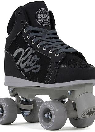 Квады ролики rio roller lumina black 39.5 размера