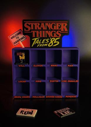 Stranger things mcdonalds стенд підставка для фігурок дивні дива макдональдс 4