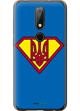 Чехол на nokia 6.1 plus супер тризуб "1164u-1539-10746"