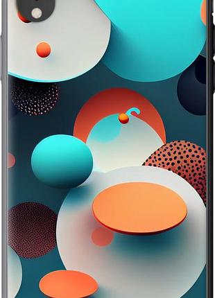 Чехол на iphone xr горошек абстракция "5608u-1560-10746"