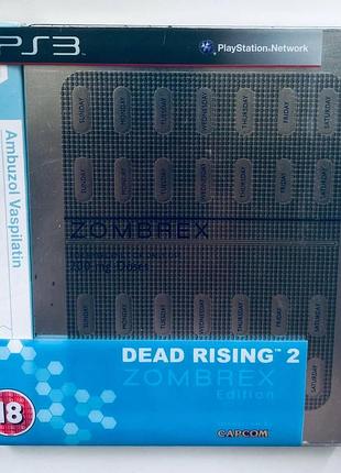 Dead rising 2 zombrex edition + пластиковый футляр, б/у, английская версия - диск для playstation 3
