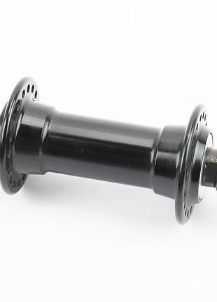 Втулка передня mtb алюмінієва 14gx36h, v-brake, кріп. гайка, чорна