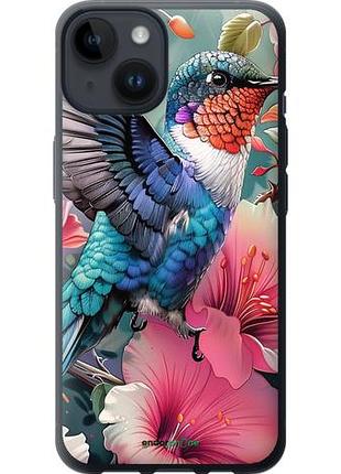 Чехол на iphone 14 сказочная колибри "6051u-2648-10746"