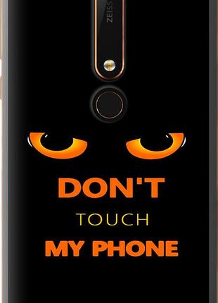 Чехол на nokia 6 2018 don't touch the phone "4261u-1386-10746"