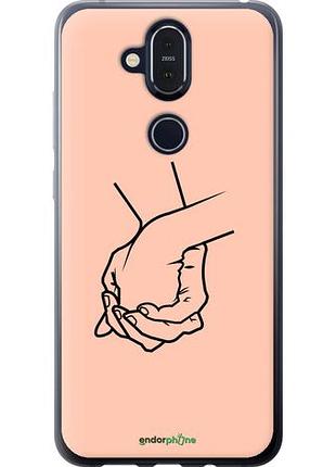 Чехол на nokia 8.1 руки "4896u-1620-10746"