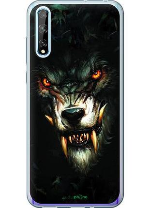 Чохол на huawei p smart s диявольський вовк "833u-1813-10746"