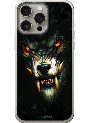 Чехол на iphone 15 pro max дьявольский волк "833u-3098-10746"