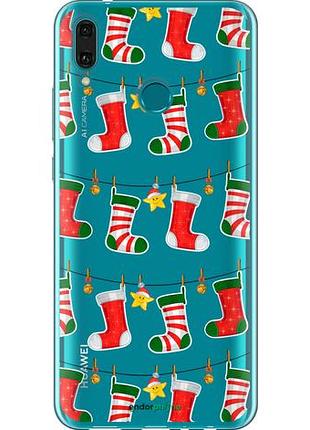Чехол на huawei y9 2019 новогодний 9 "4622u-1602-10746"