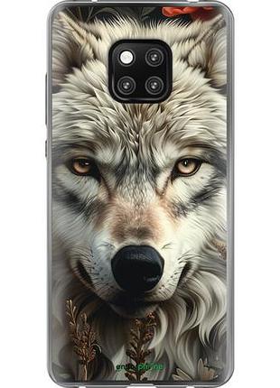 Чехол на huawei mate 20 pro волчий взгляд "6066u-1567-10746"