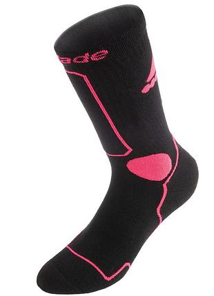 Носки для катания на роликах rollerblade skate sox w black-pink размер m (25-27 см)